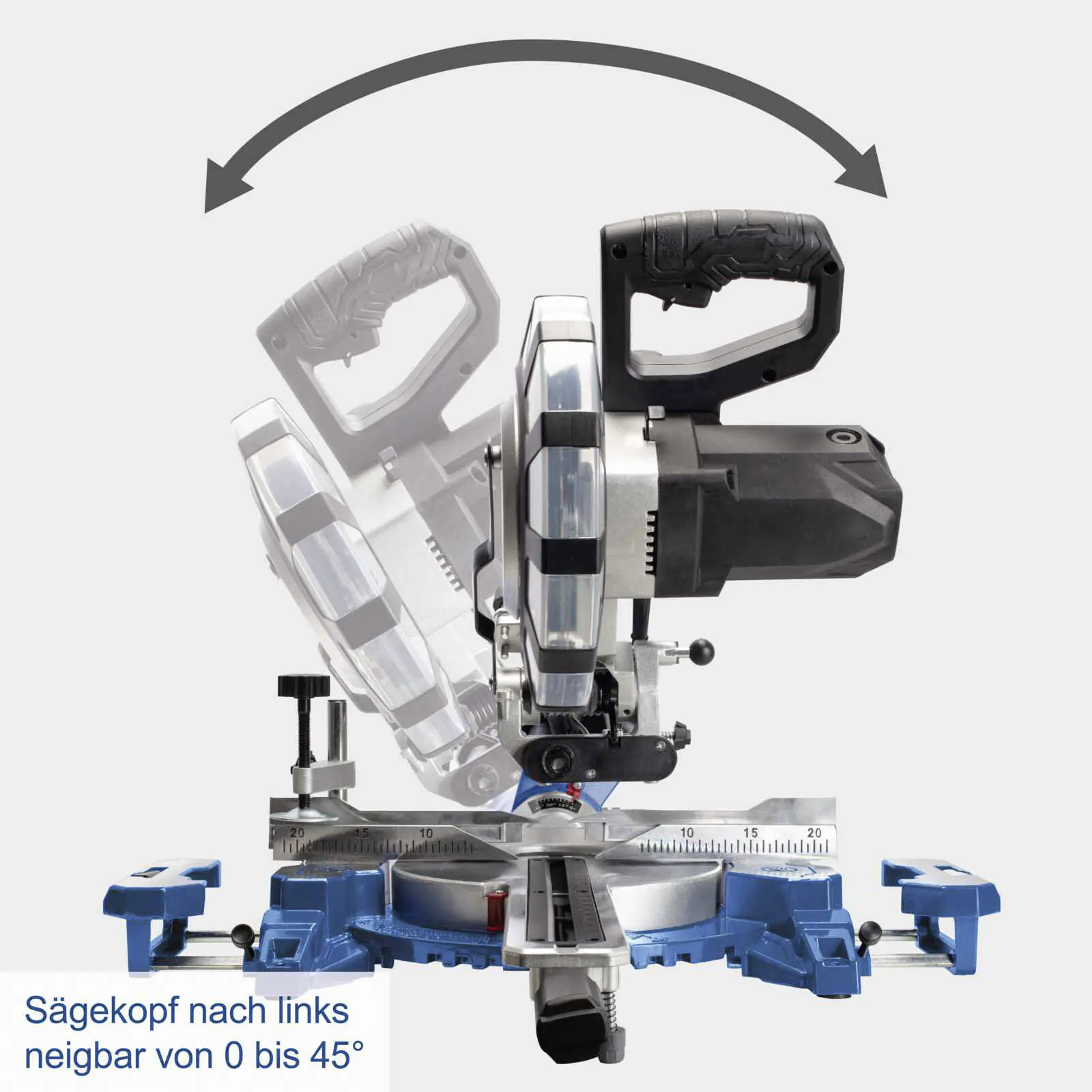Scheppach Kapp-, Zug- und Gehrungssäge HM216SPX 2.000 W Lasermarkierhilfe
