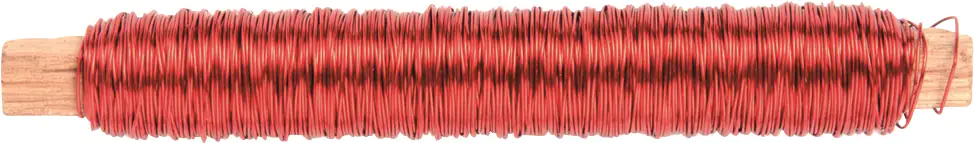 Glorex Wickeldraht rot 0,5 mm x 50 m
