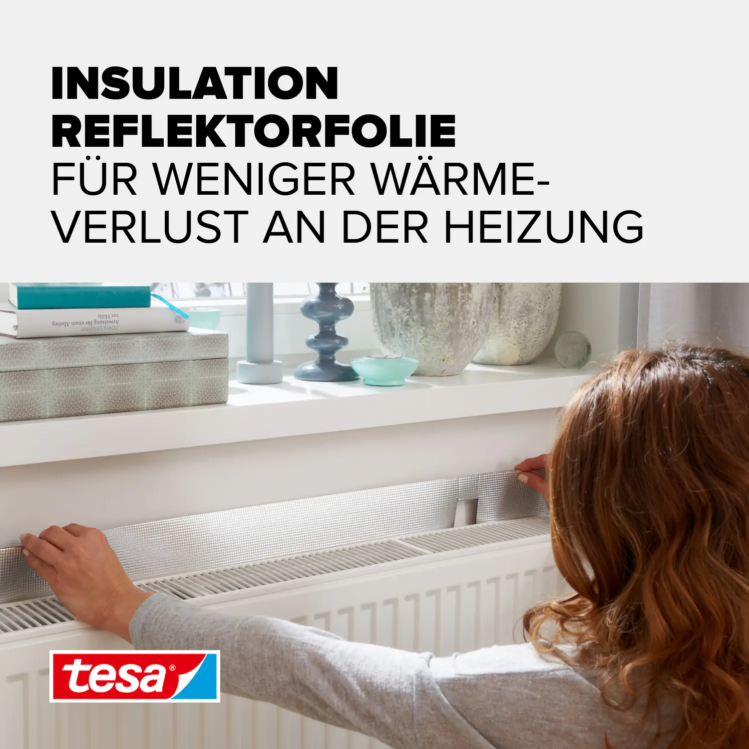 tesa Insulation Reflektorfolie für Heizkörper Heat Reflect 1 x 0,7 m