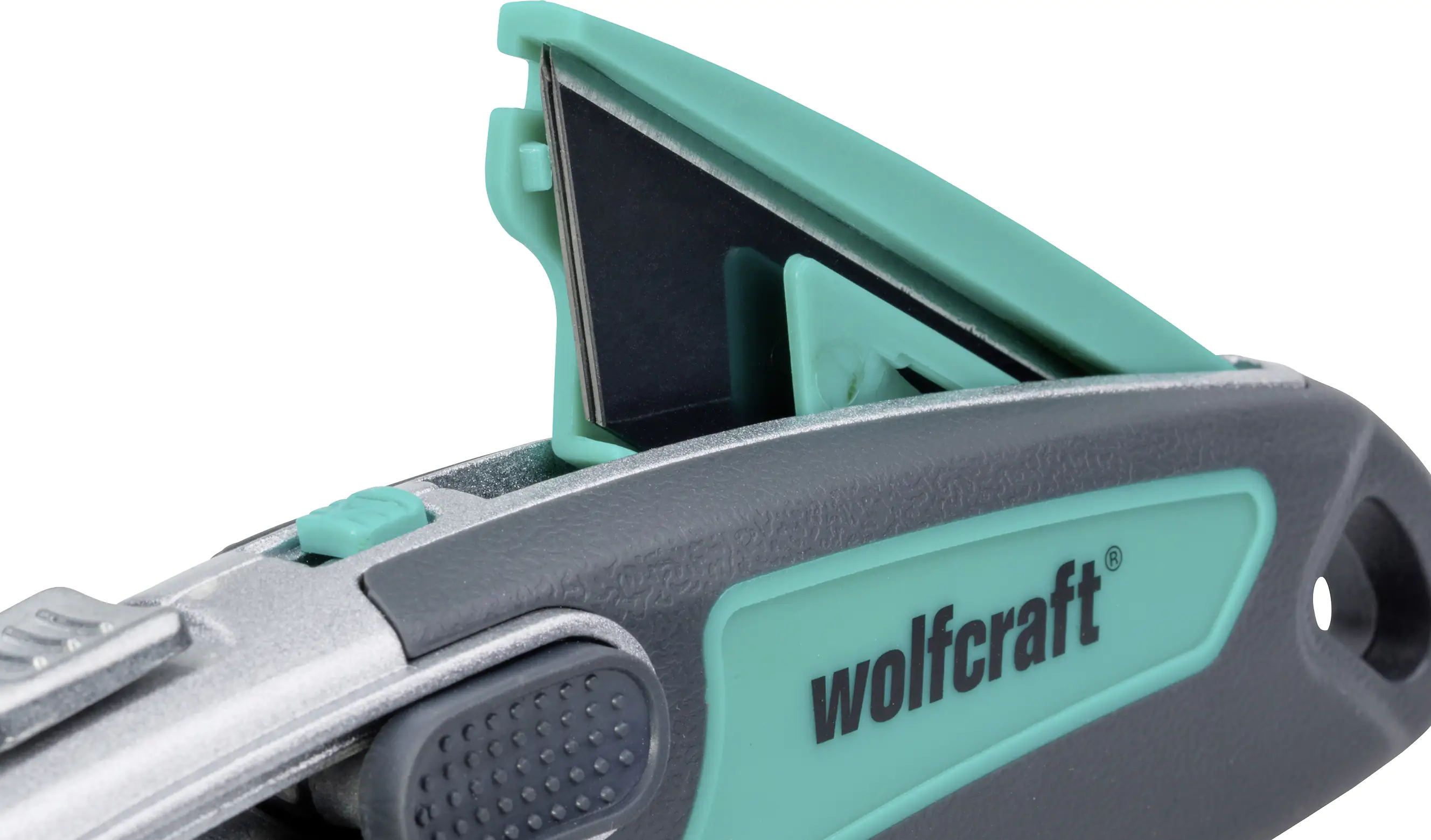 Wolfcraft Trapezklingenmesser inkl. 3 Ersatzklingen