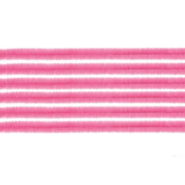 Glorex Biegeplüsch pink 10 Stück
