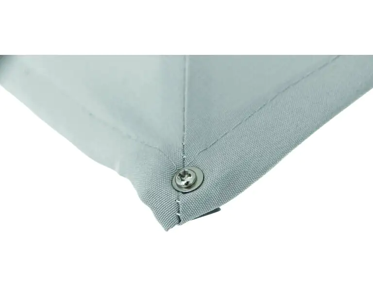 Siena Garden Mittelstockschirm Avio grau 250 x 200 cm