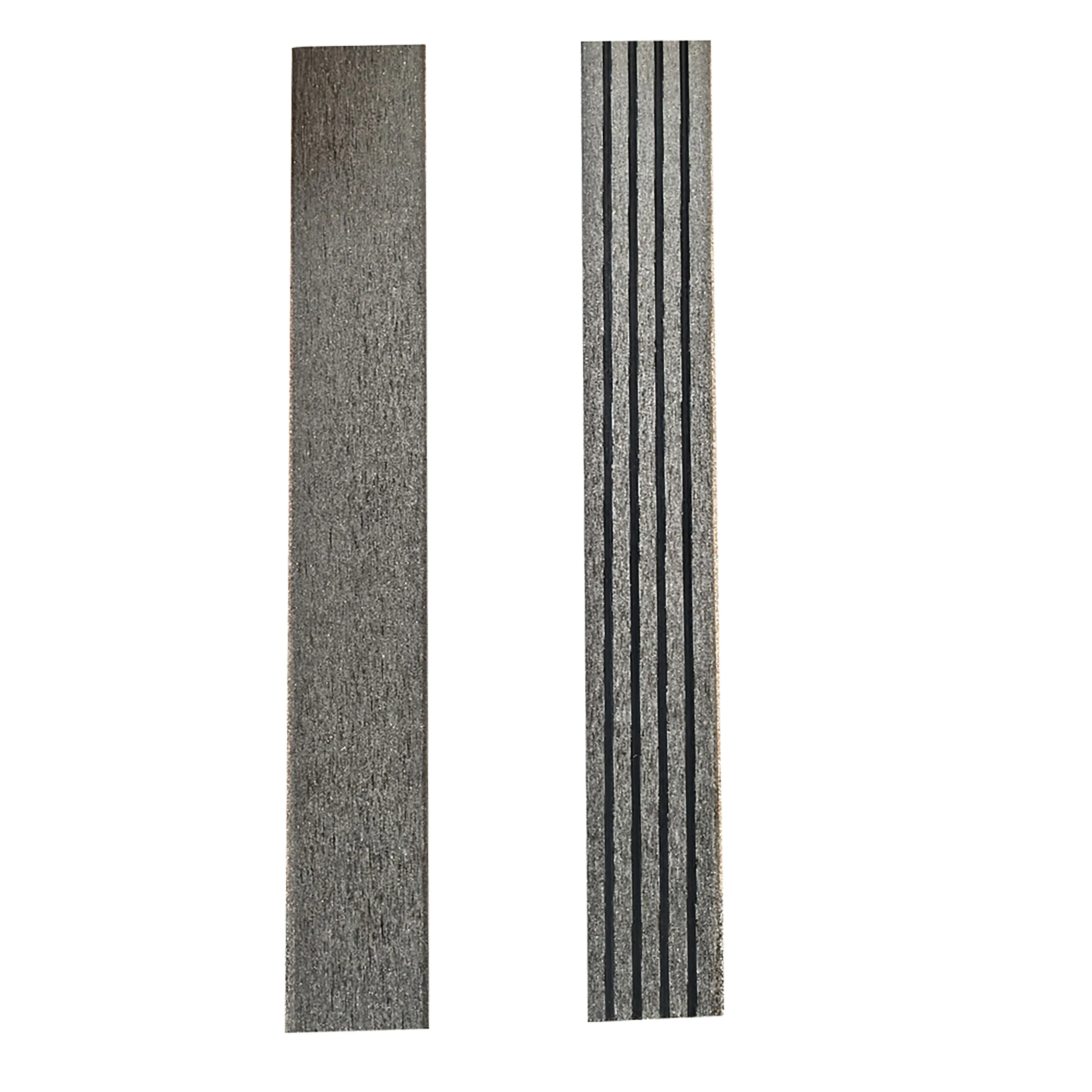 TrendLine Seitenpaneel WPC 300 x 6 x 0,8 cm grau