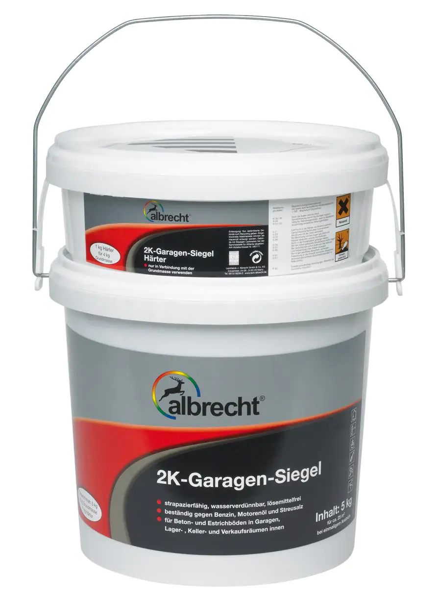 Albrecht 2K-Garagen-Siegel 5 kg RAL 7032 kieselgrau (Epoxidharz)