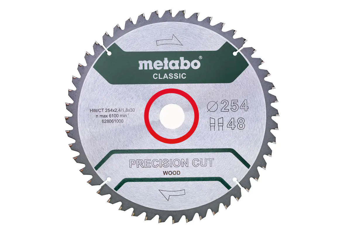 Metabo Kreissägeblatt PrecisionCutClassic 254 x 30 mm