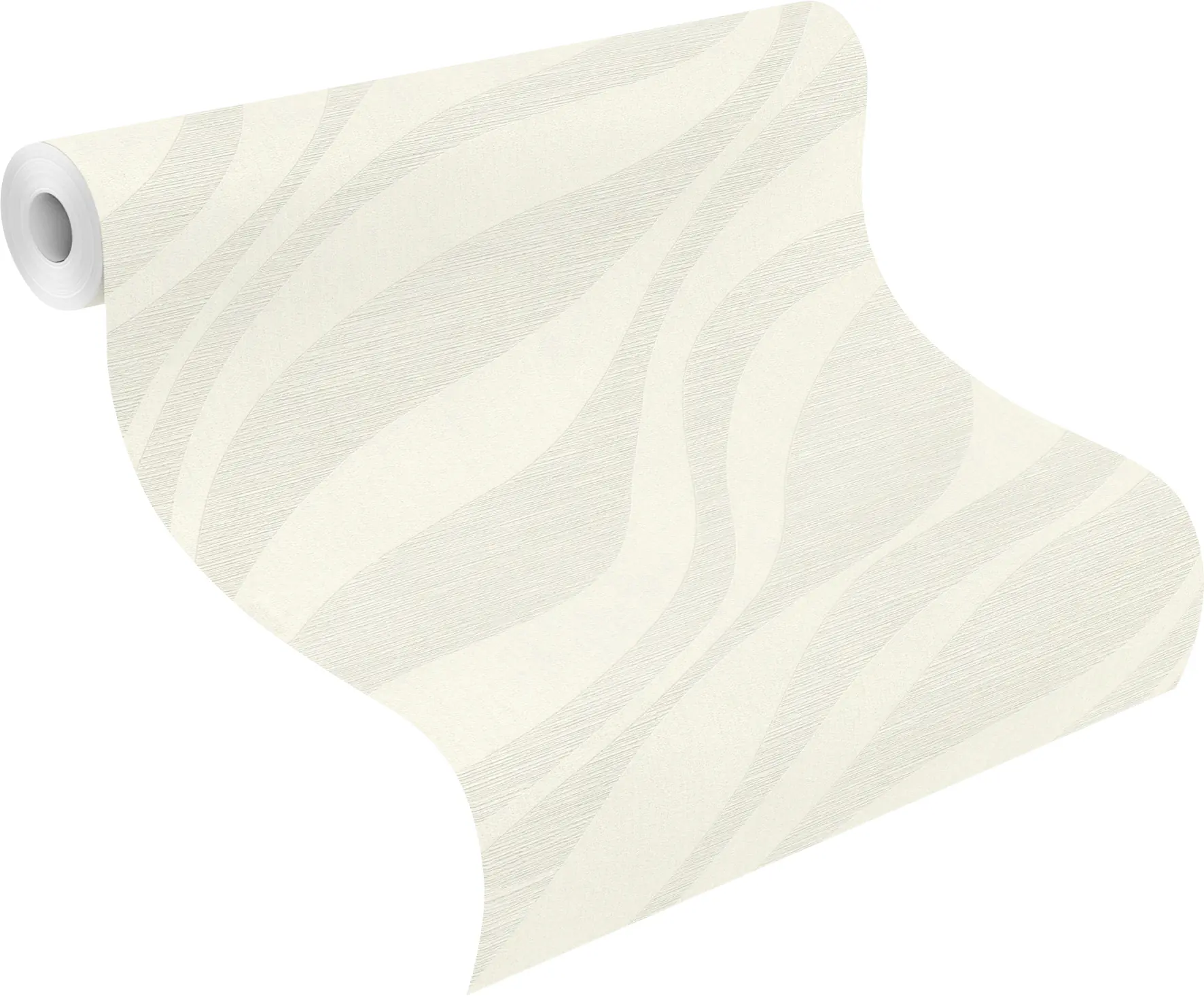 Rasch Vliestapete Muster Wellen creme 10,05 x 0,53 m