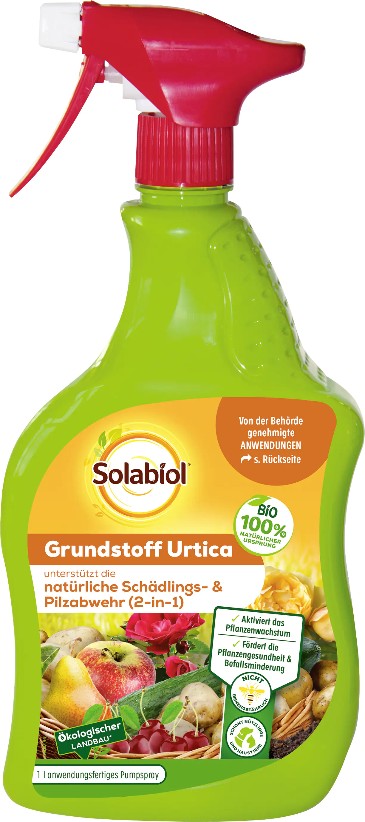 Solabiol Schädlings- & Pilzabwehr Grundstoff Urtica Spray 1 l
