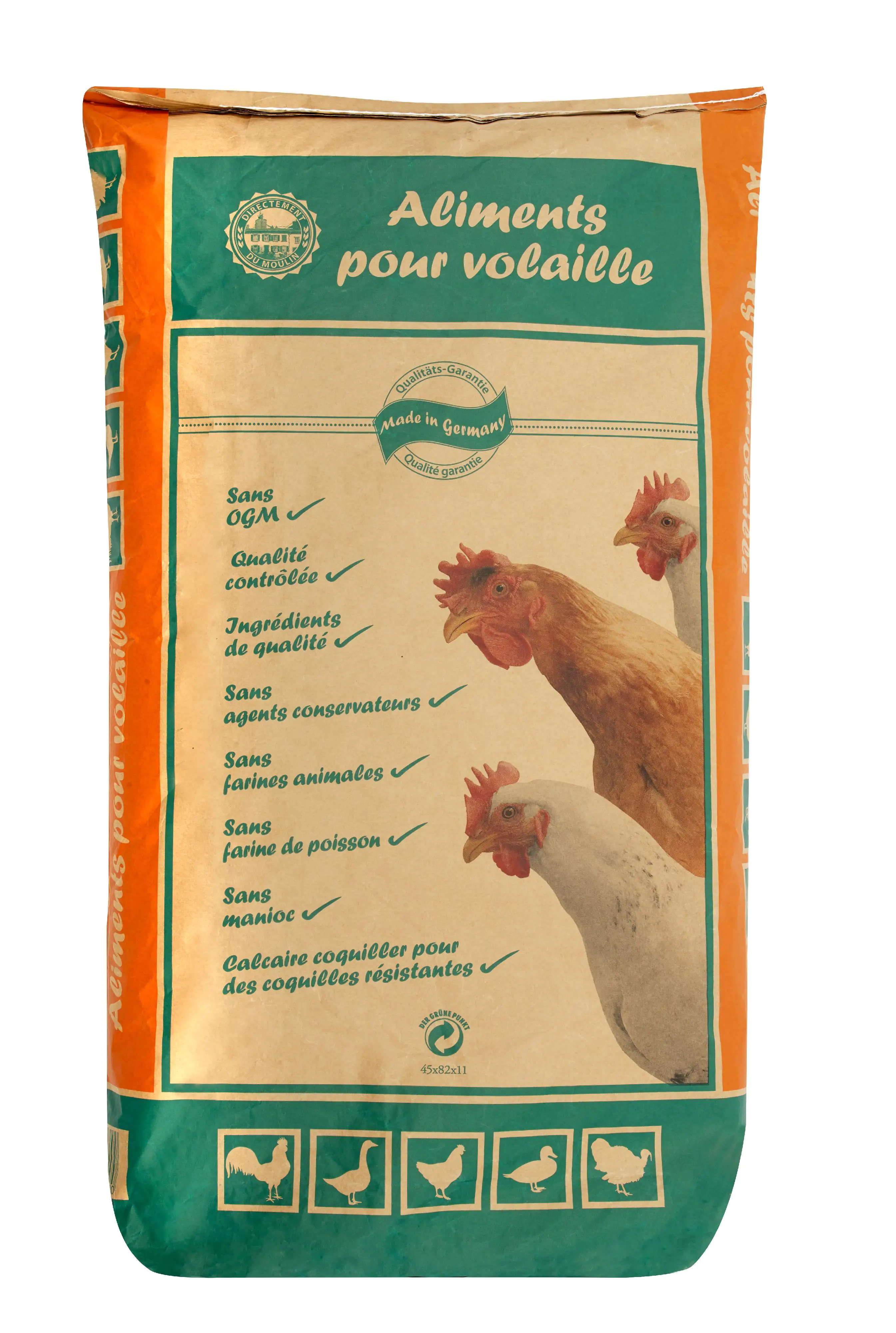 Tocks Geflügelfuttermix - Hühnerfutter Qualitätsmischung 20 kg