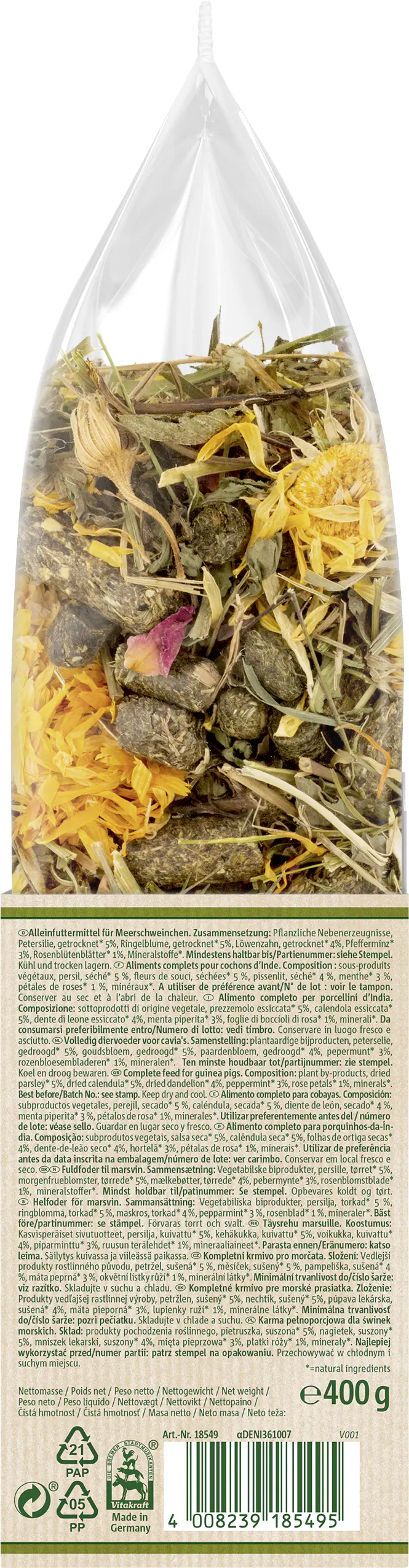 Vitakraft V.Verde NatureDinner Kräuter 400 g