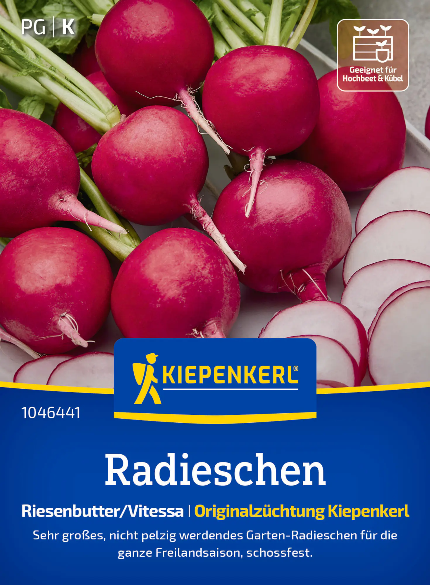 Kiepenkerl Saatgut Radieschen Riesenbutter/Vitessa für ca. 1 – 1,8 m²