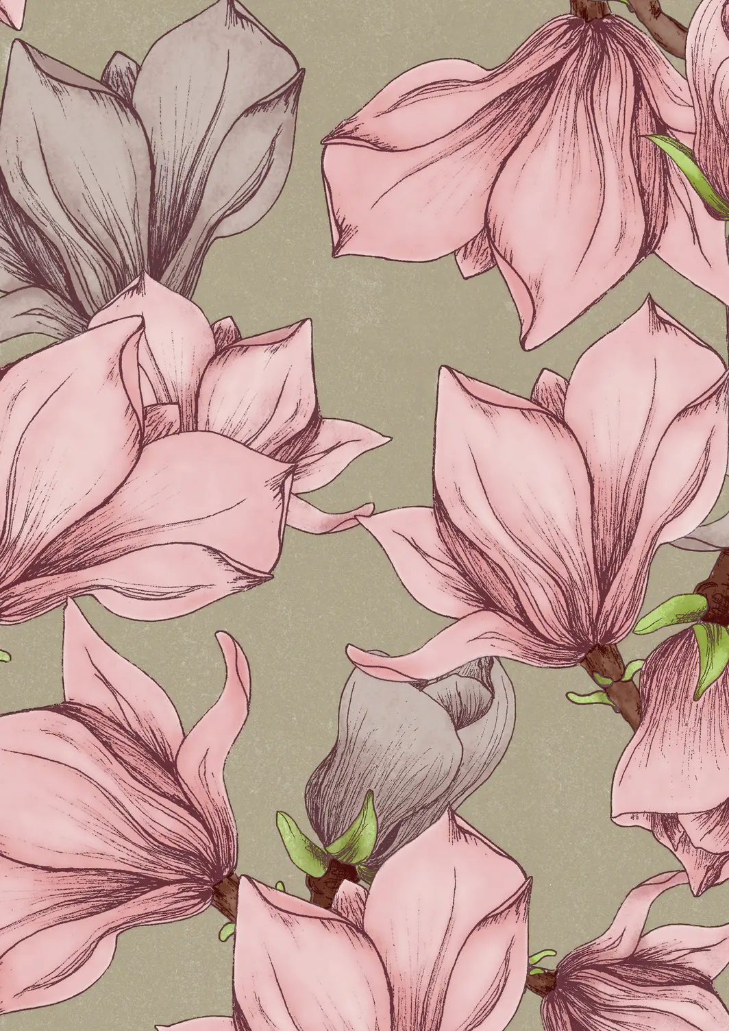 d-c-fix Tischdecke Bergamo Magnolie 138 cm