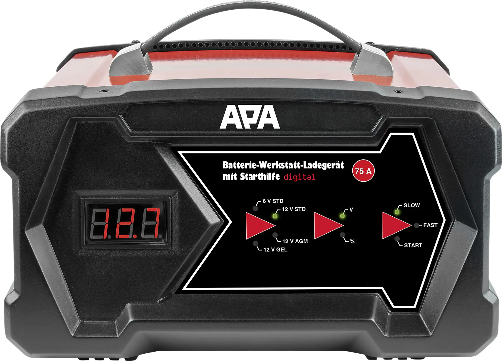 APA Autobatterie-Ladegerät digital 6/12 V 12A