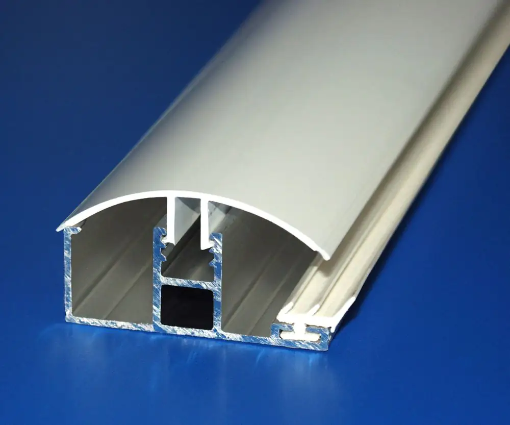 Gutta PVC Klemm-Randprofil 2500 mm weiß für 10, 16 mm Hohlkammerplatte