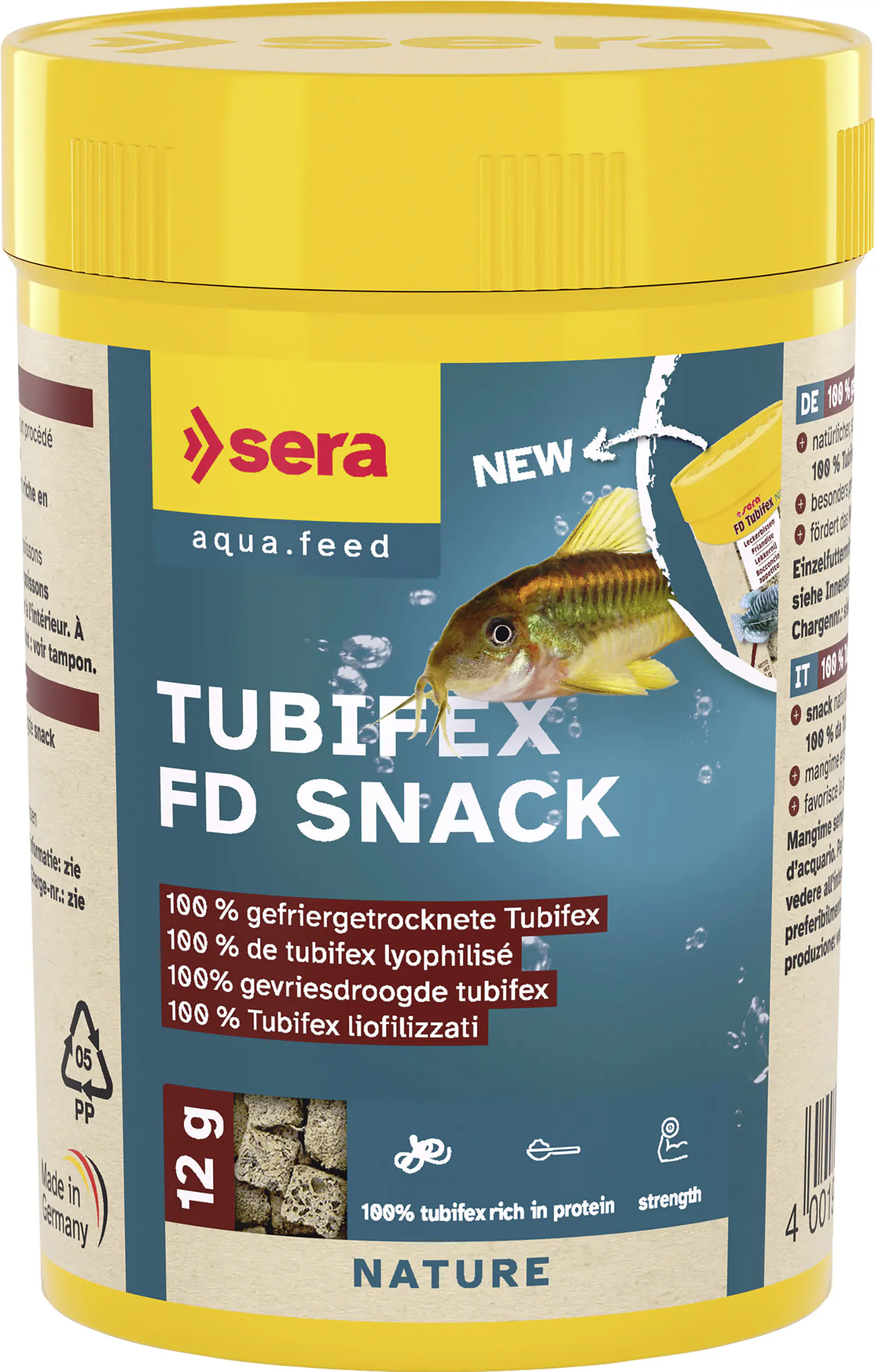 Sera Fischfutter Tubifex FD Snack 100 ml