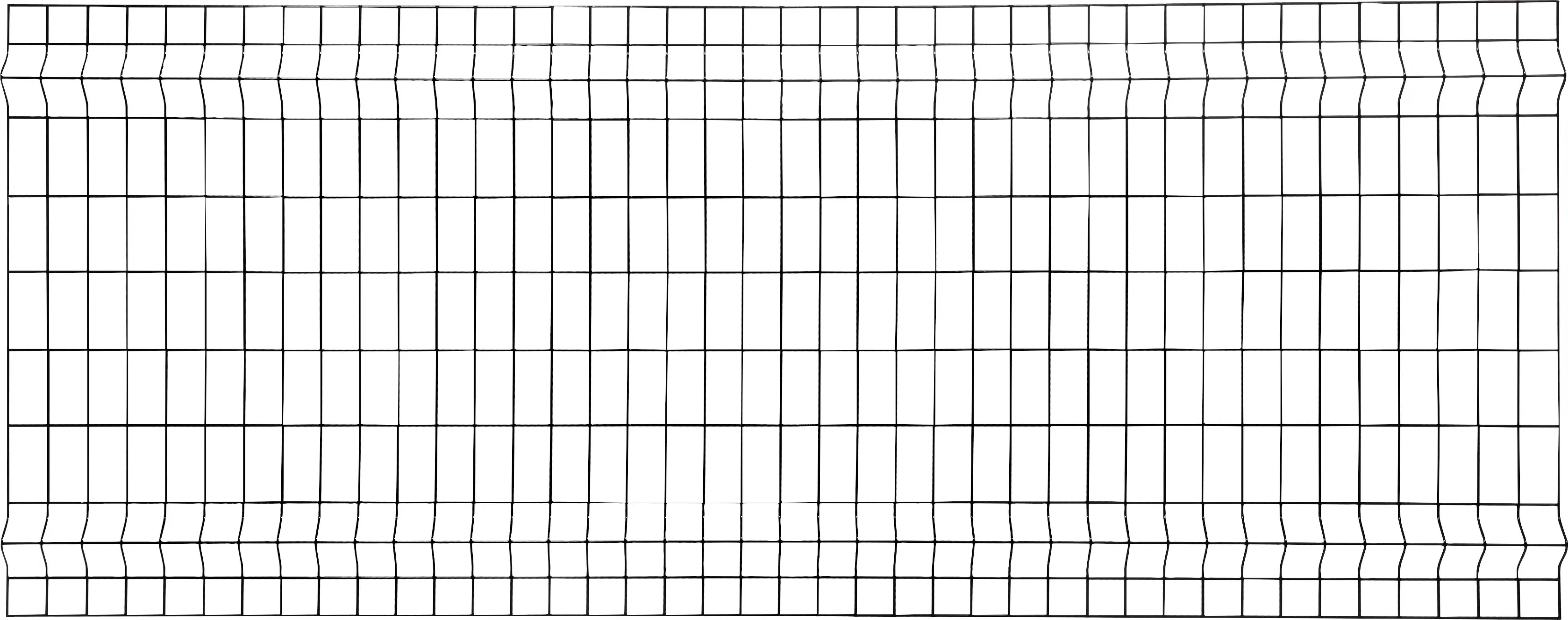 Floraworld Einstabmatten-Zaun Standard 3D 200 x 80 cm anthrazit