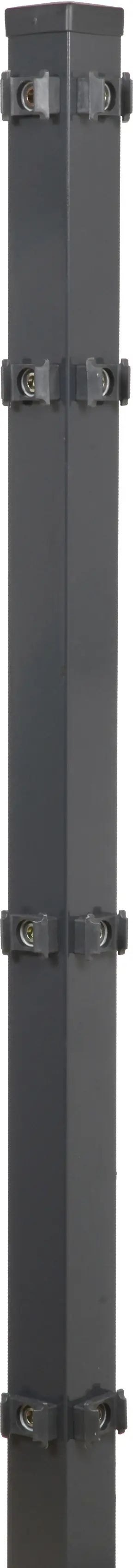 Floraworld Zauneckpfosten Comfort 160 x 4 x 4 cm anthrazit