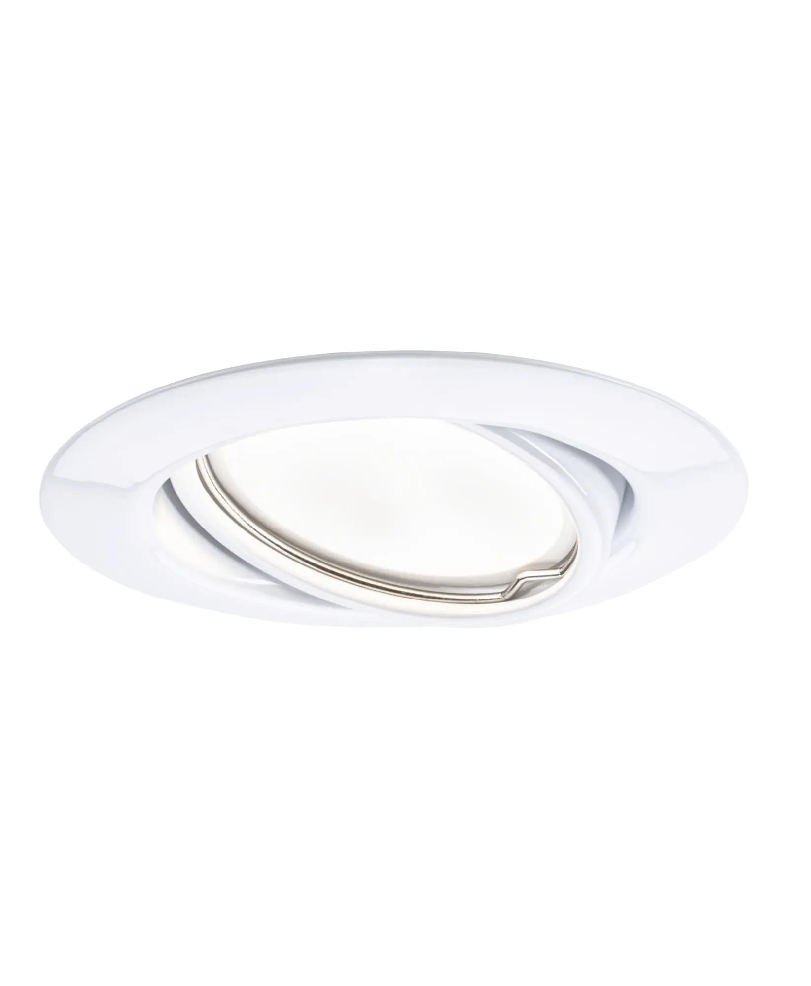 Paulmann LED Einbauleuchte Base weiß Ø 9 cm schwenkbar GU10, warmweiß