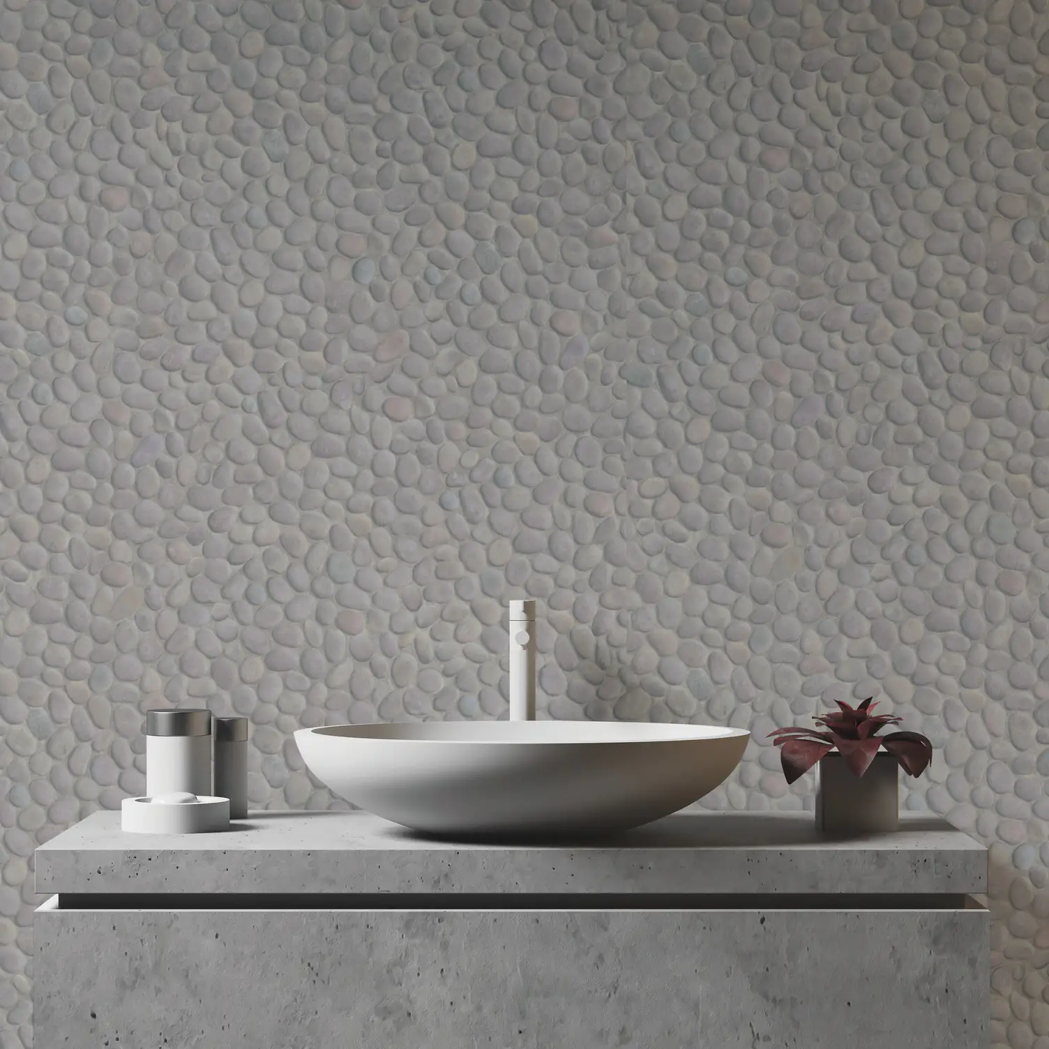 d-c-wall® Wandbelag Ceramics Bato 66 cm x 4 m