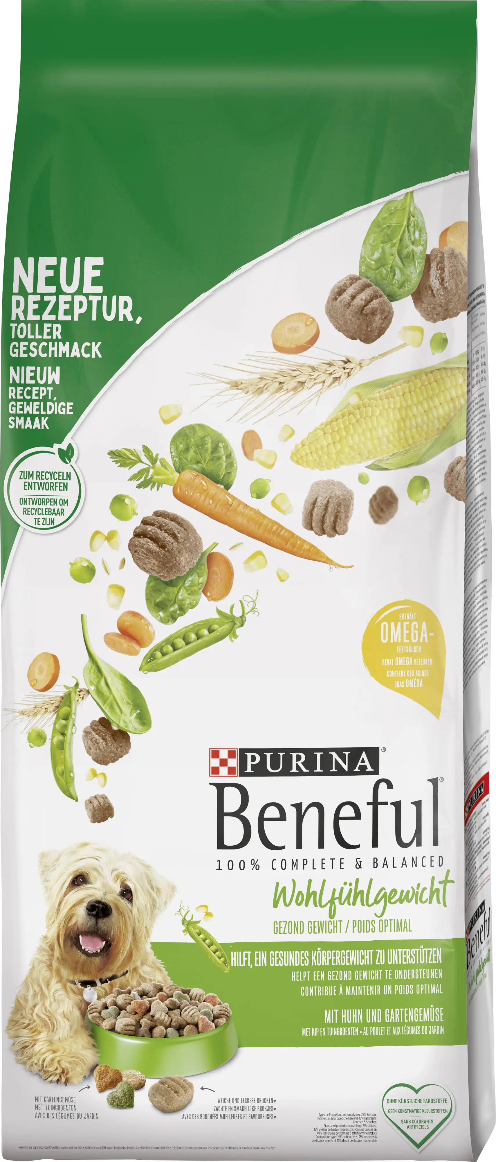 Purina Beneful Hundetrockenfutter Adult 12 kg Huhn & Gemüse 
