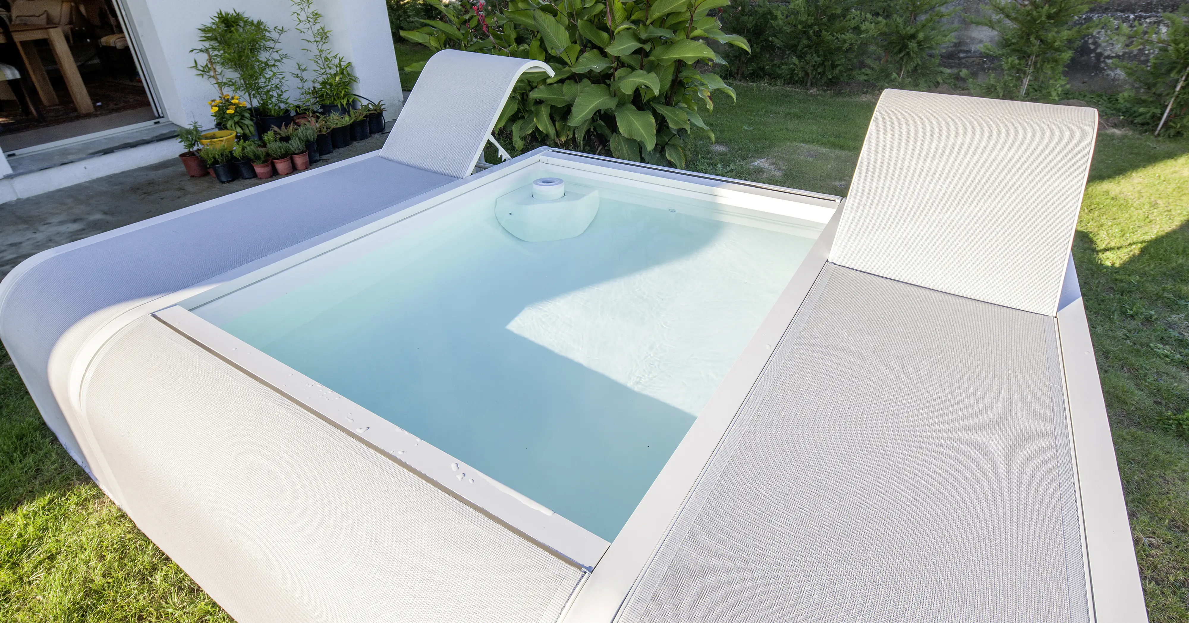 Gre Pool Mariposa weiß 282 x 219 x 60 cm