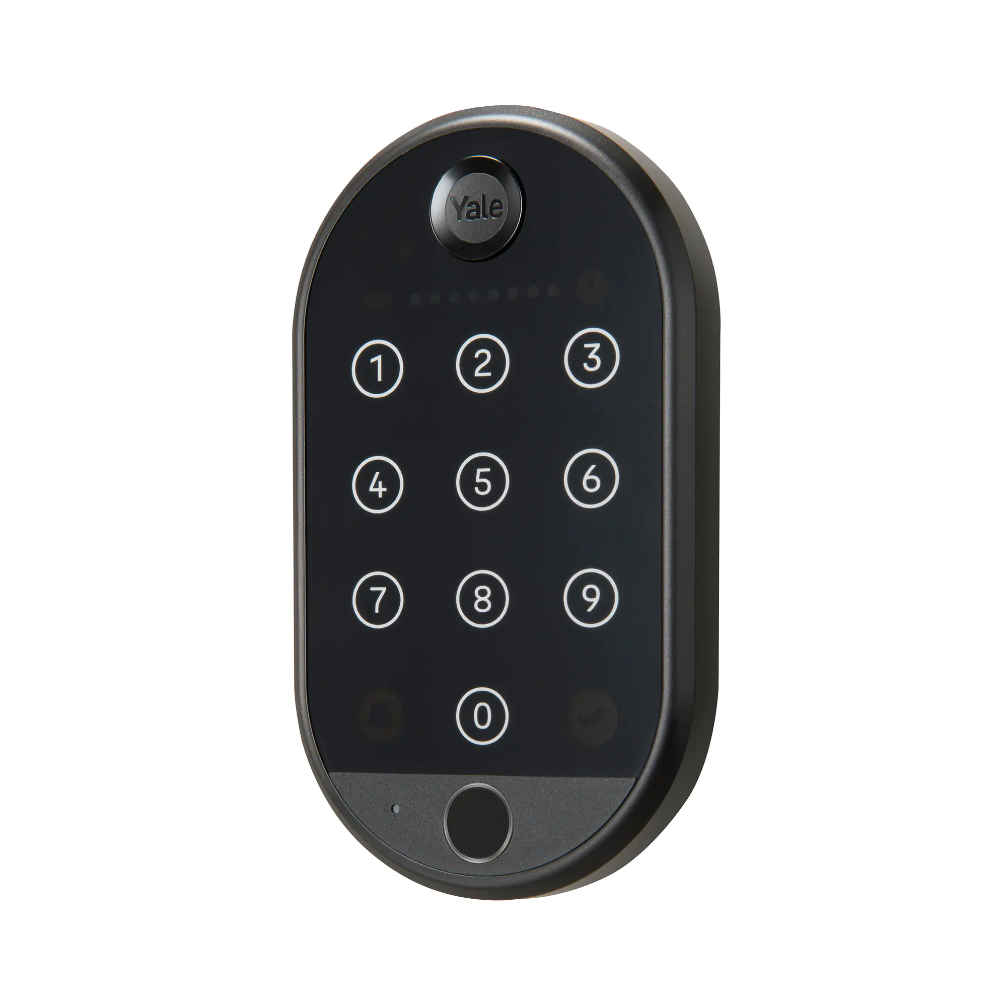 Yale Smart Türschloss Linus Smart Keypad 2 schwarz mit Fingerabdrucksensor