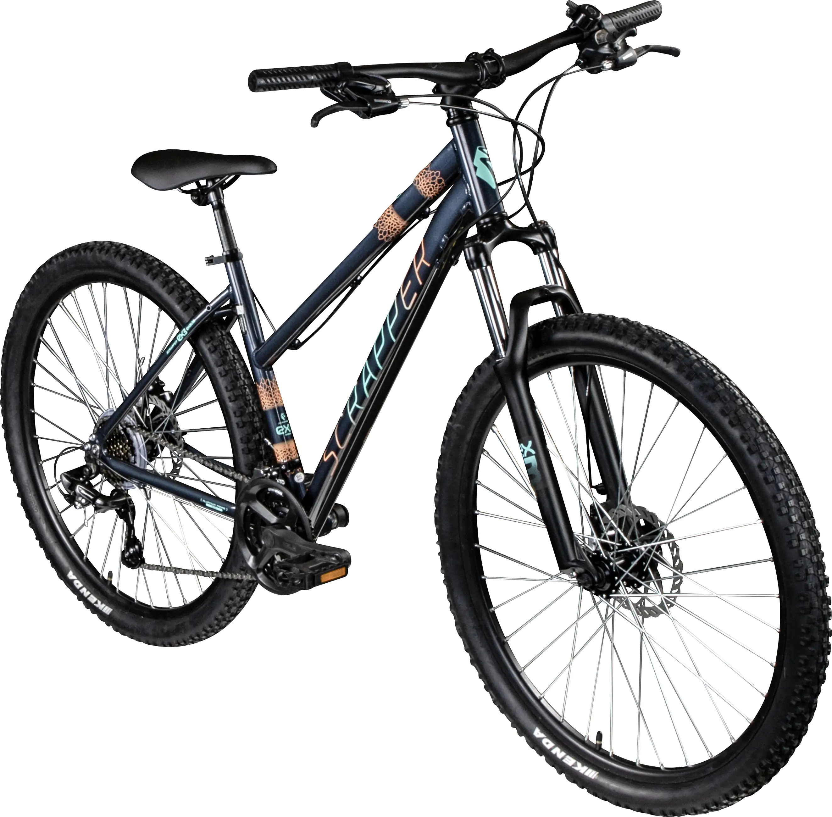 Scrapper Mountainbike EXALTA 3.2 L 27,5 Zoll RH 48cm 21-Gang dunkelblau