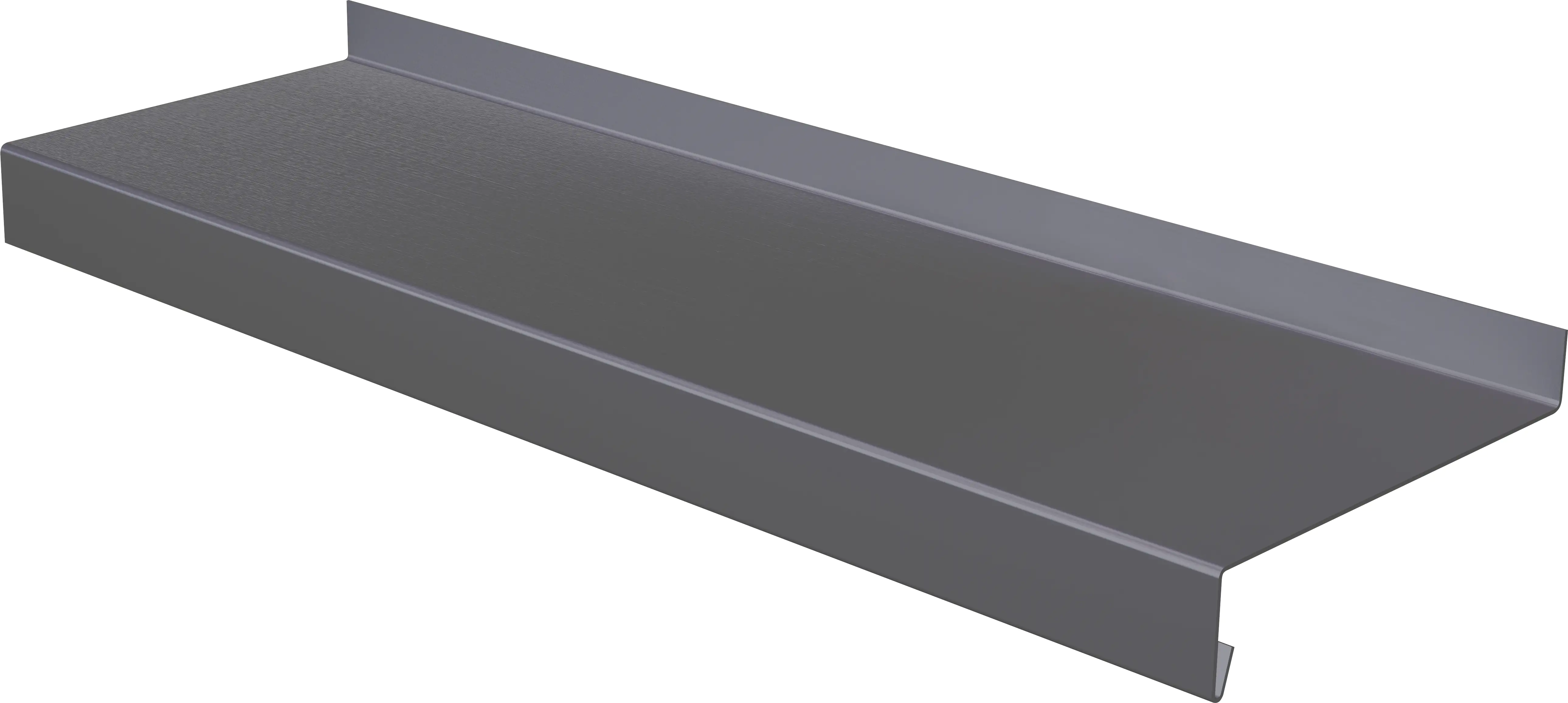 Sarei Fensterblech Aluminium anthrazit Ausladung 150 mm Länge 3000 mm