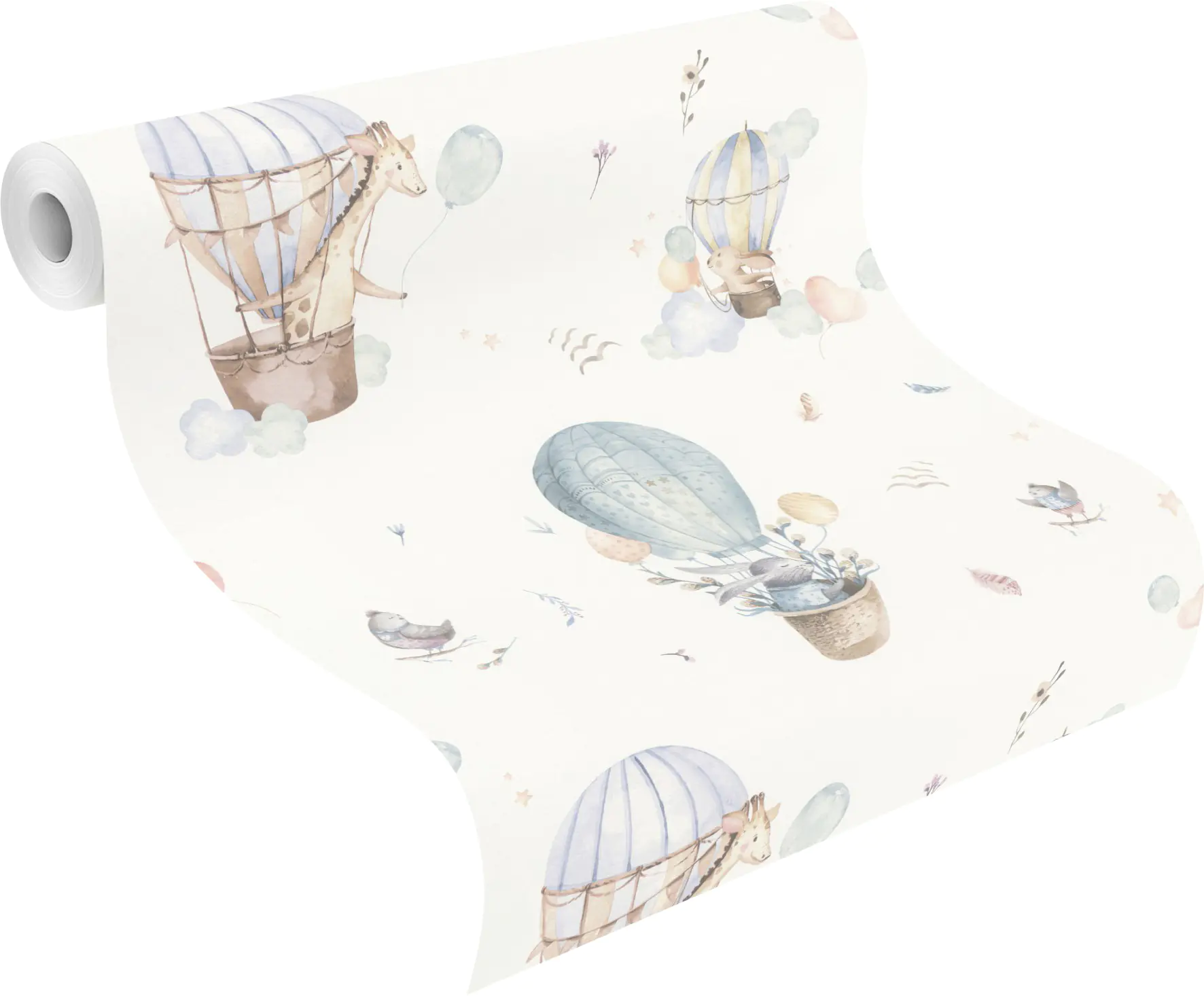 Rasch Vliestapete 300512, Kids World, Heißluftballons, 10,05 x 0,53 m