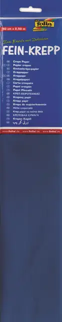 Glorex Krepp-Papier 32 g/m² brillantblau