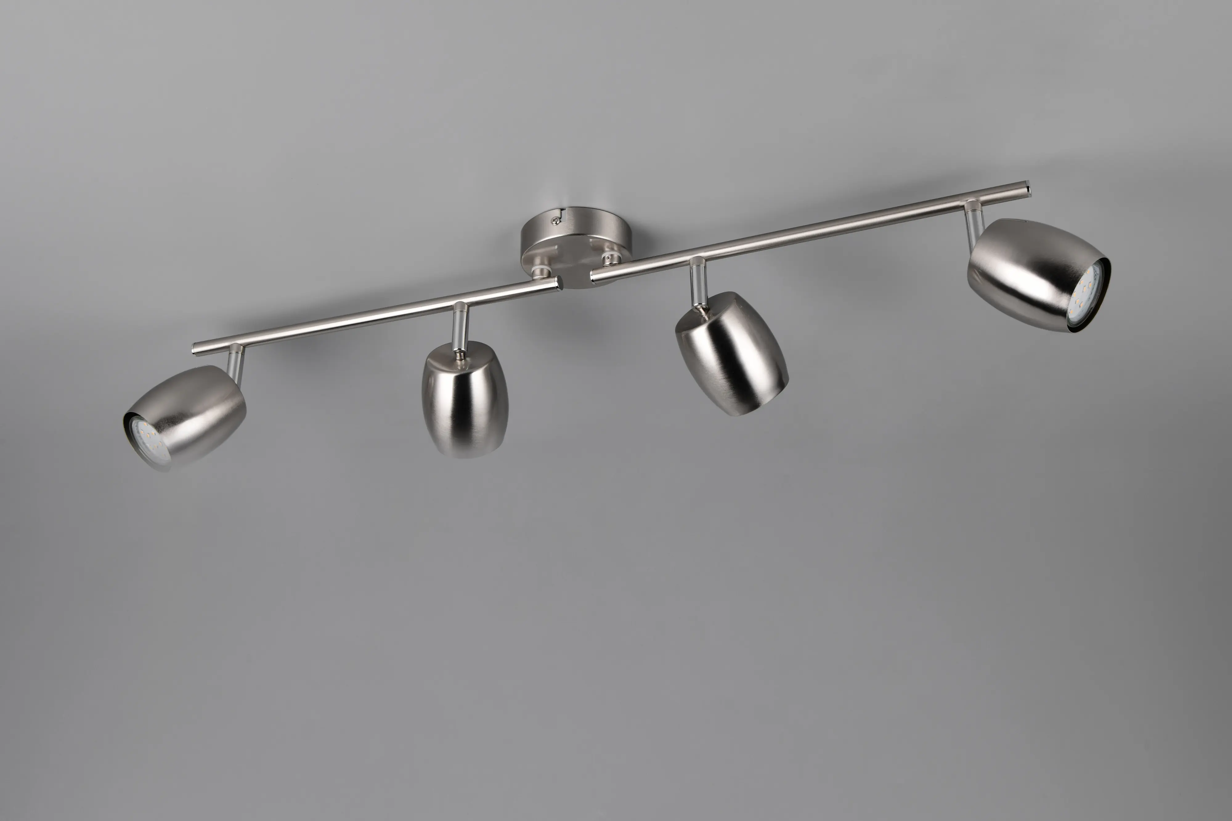 Reality Deckenstrahler 4er Spot Nancy GU10 nickel matt