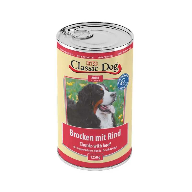 Classic Dog Hundenassfutter Adult 1,25 kg Rind