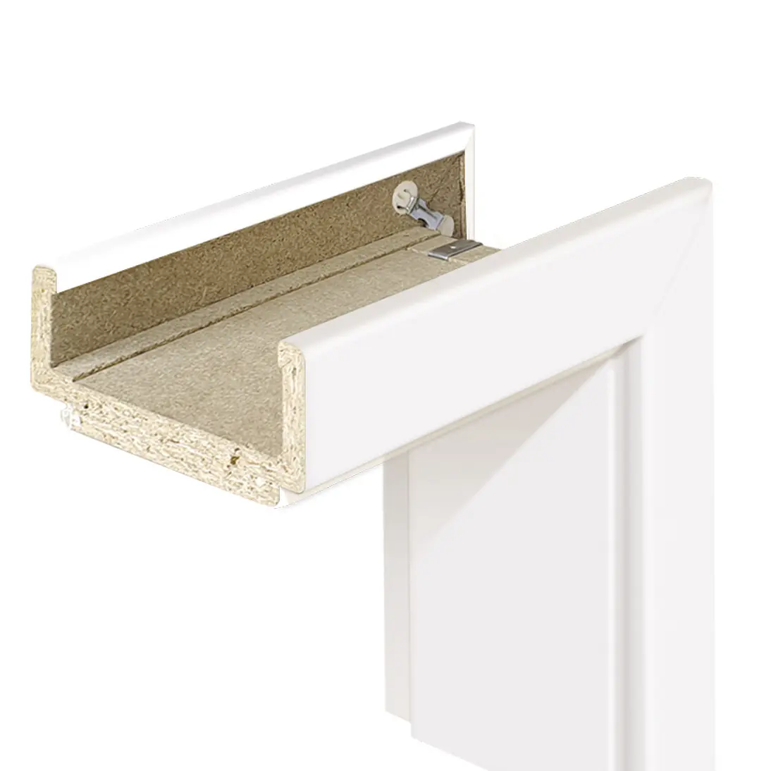 Borne Zarge CPL weiß 98,5 cm DIN rechts