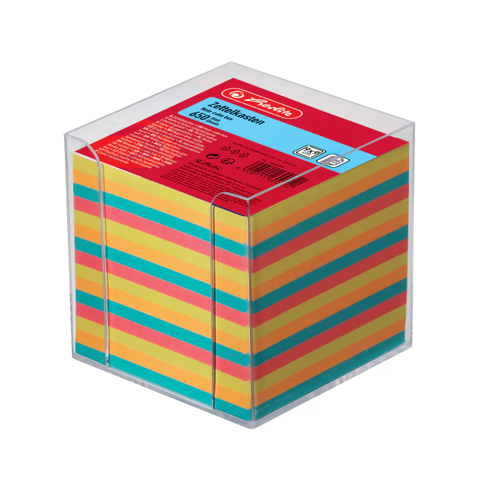 herlitz Zettelkasten 9 x 9 cm 650 Blatt