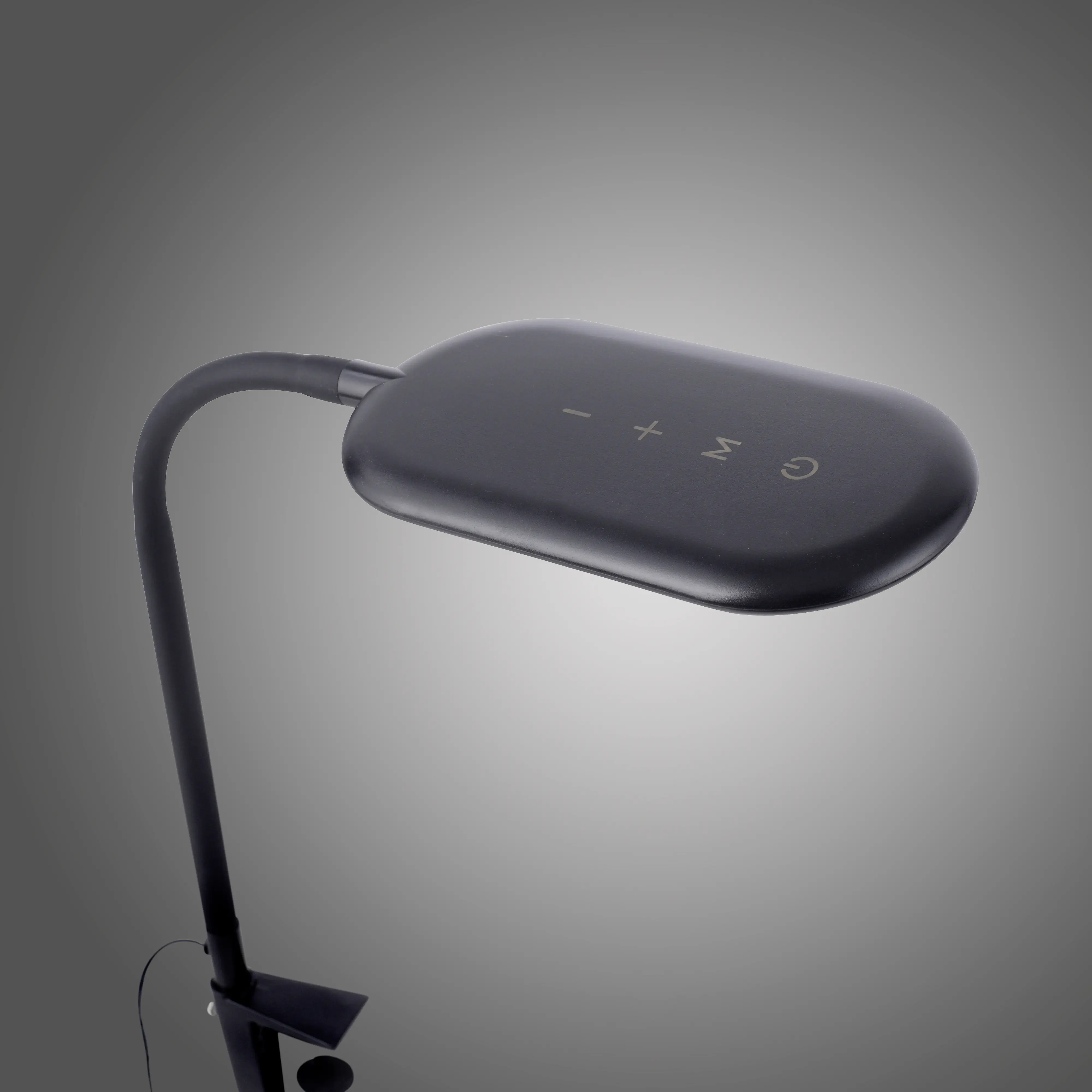 JustLight CCT LED Klemmleuchte schwarz 68 x 10 cm dimmbar