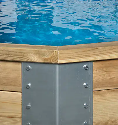 Weka Massivholzpool-Set Aruba Profi-Set 397 x 116 cm inkl. Sandfilteranlage