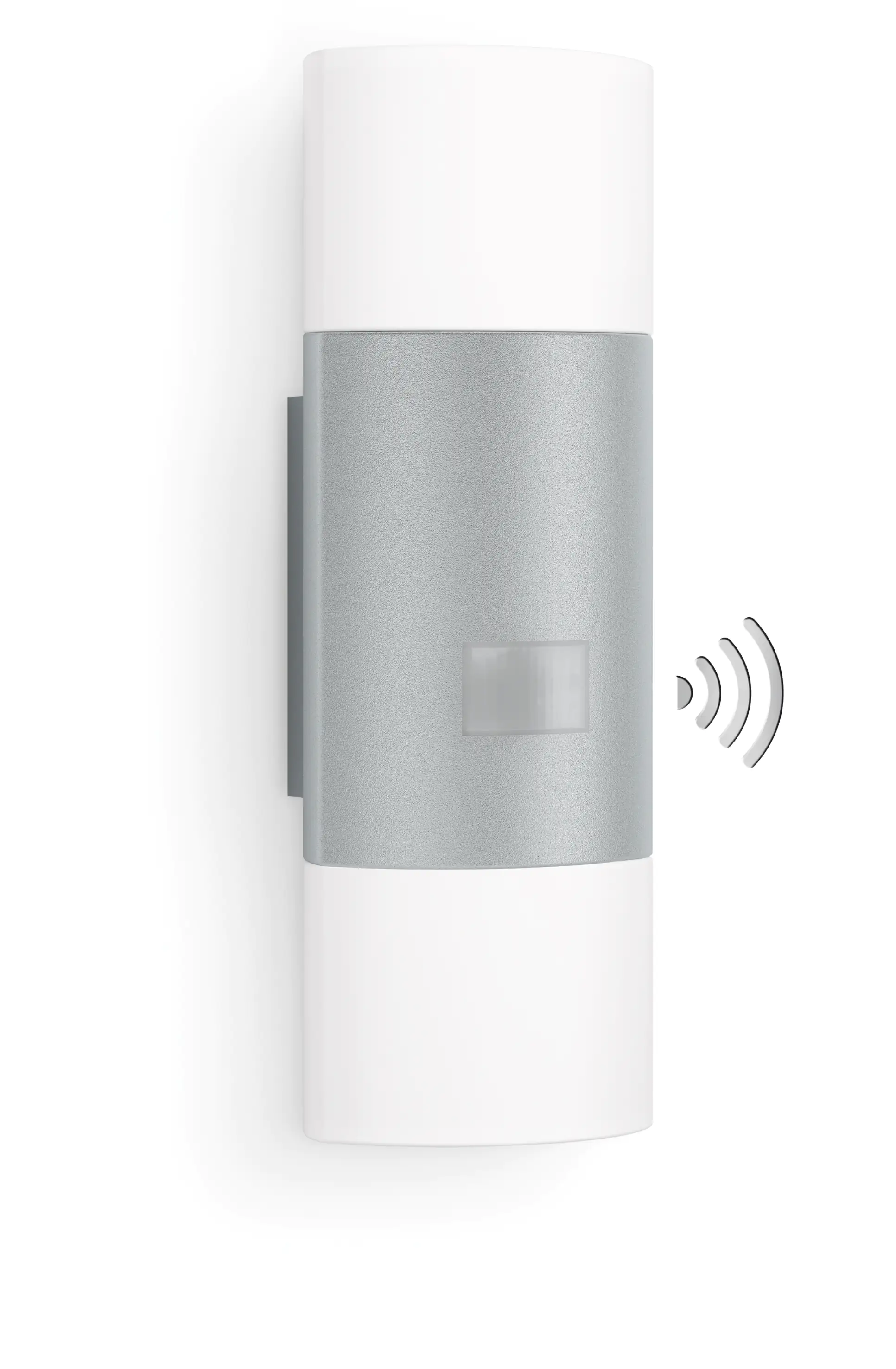 Steinel Außenleuchte L 910 S Silber Up- & Downlight mit Sensor 5 m