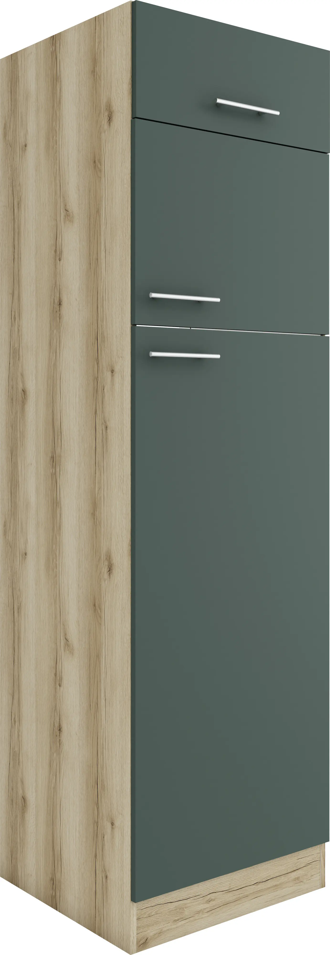 Optifit Hochschrank Savona 405 steingrün/eiche 60 cm