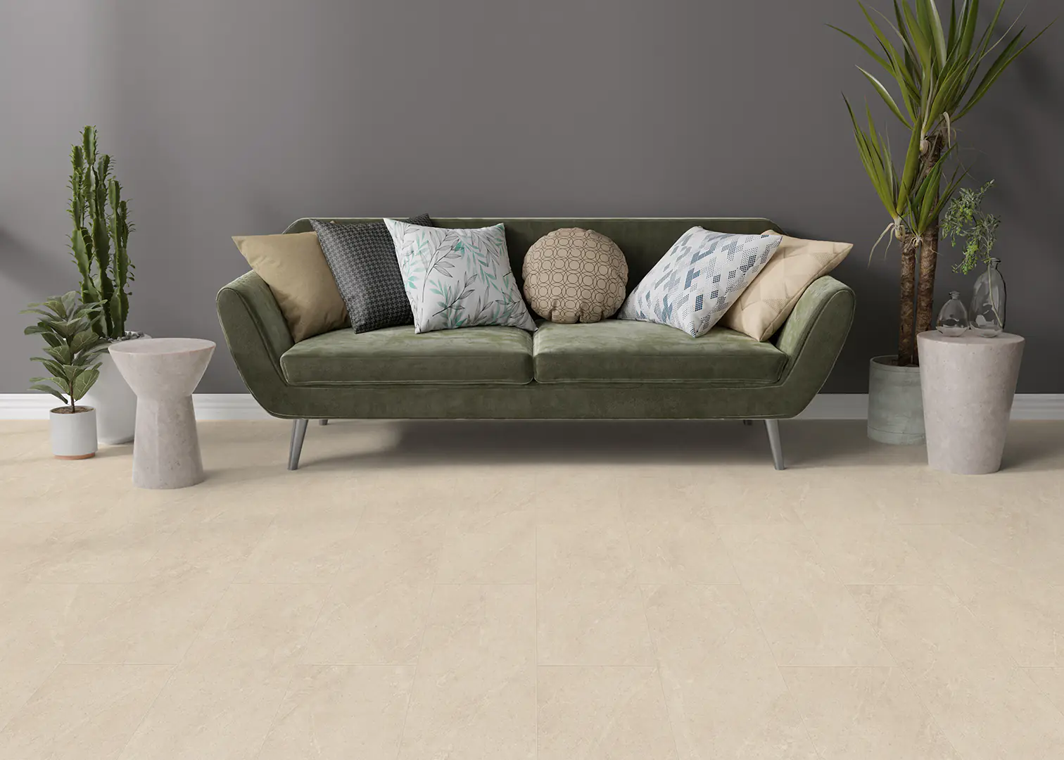 Classen Visiogrande Laminat Fliese Megaloc Aquaprotect 60,4 x 28 cm beige