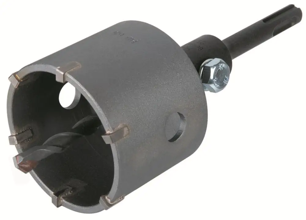Wolfcraft Hohlbohrkrone Ø 40 mm inkl. SDS Plus Spanndorn