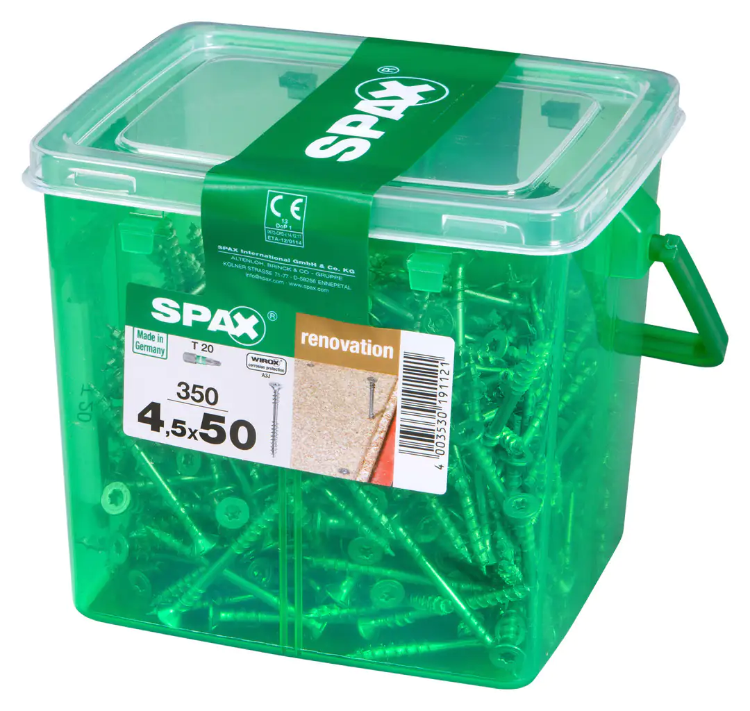 Spax Verlegeschrauben 4.5 x 50 mm TX 20 - 350 Stk.