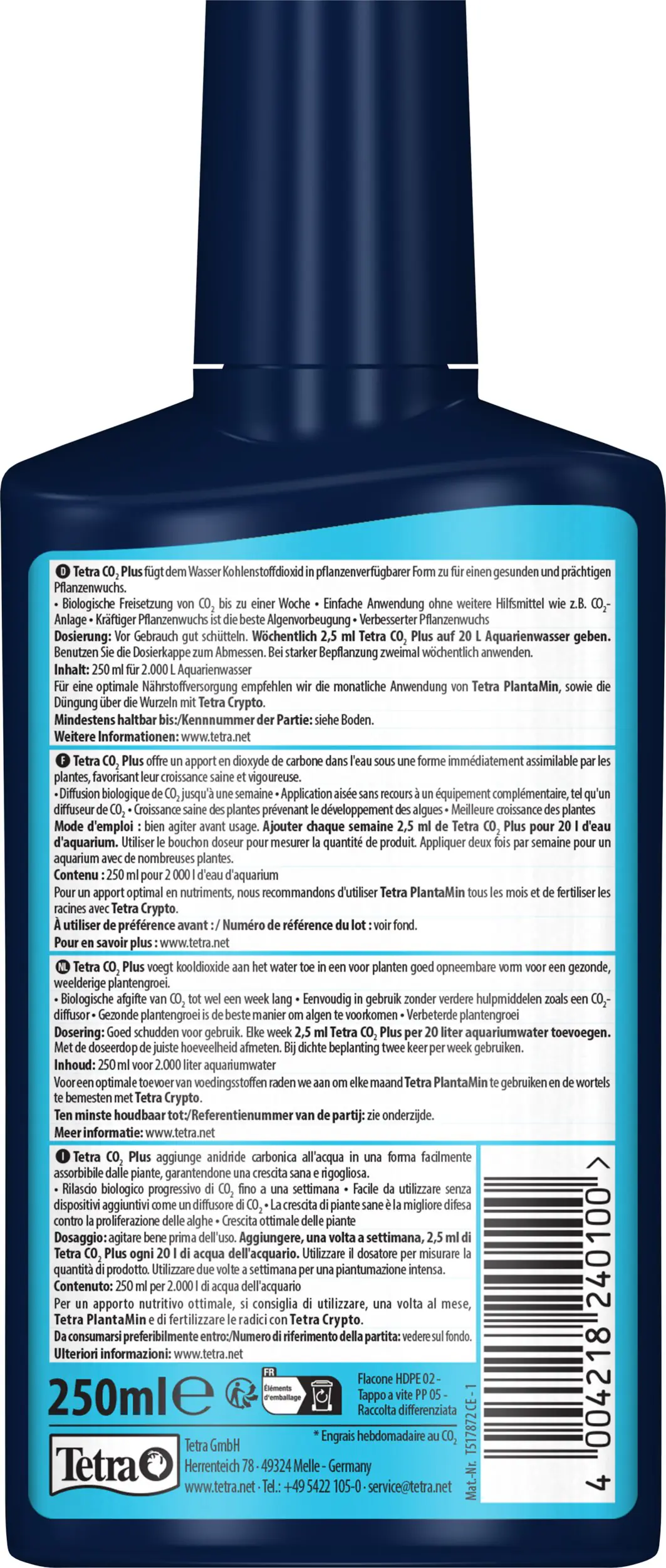 Tetra CO2 Plus 250 ml