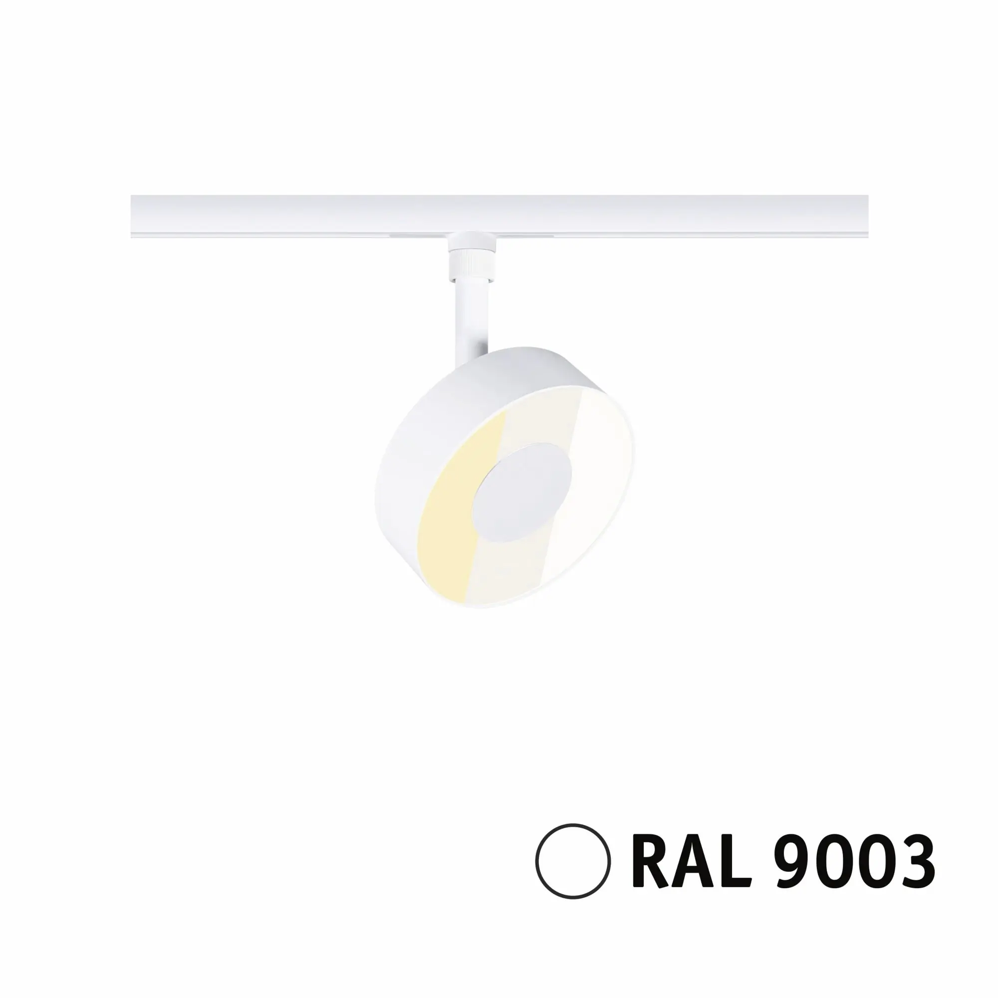 Paulmann URail LED-Deckenleuchte 1er Spot Circle Ø 10 x 13,5 cm warmweiß-neutralweiß weiß