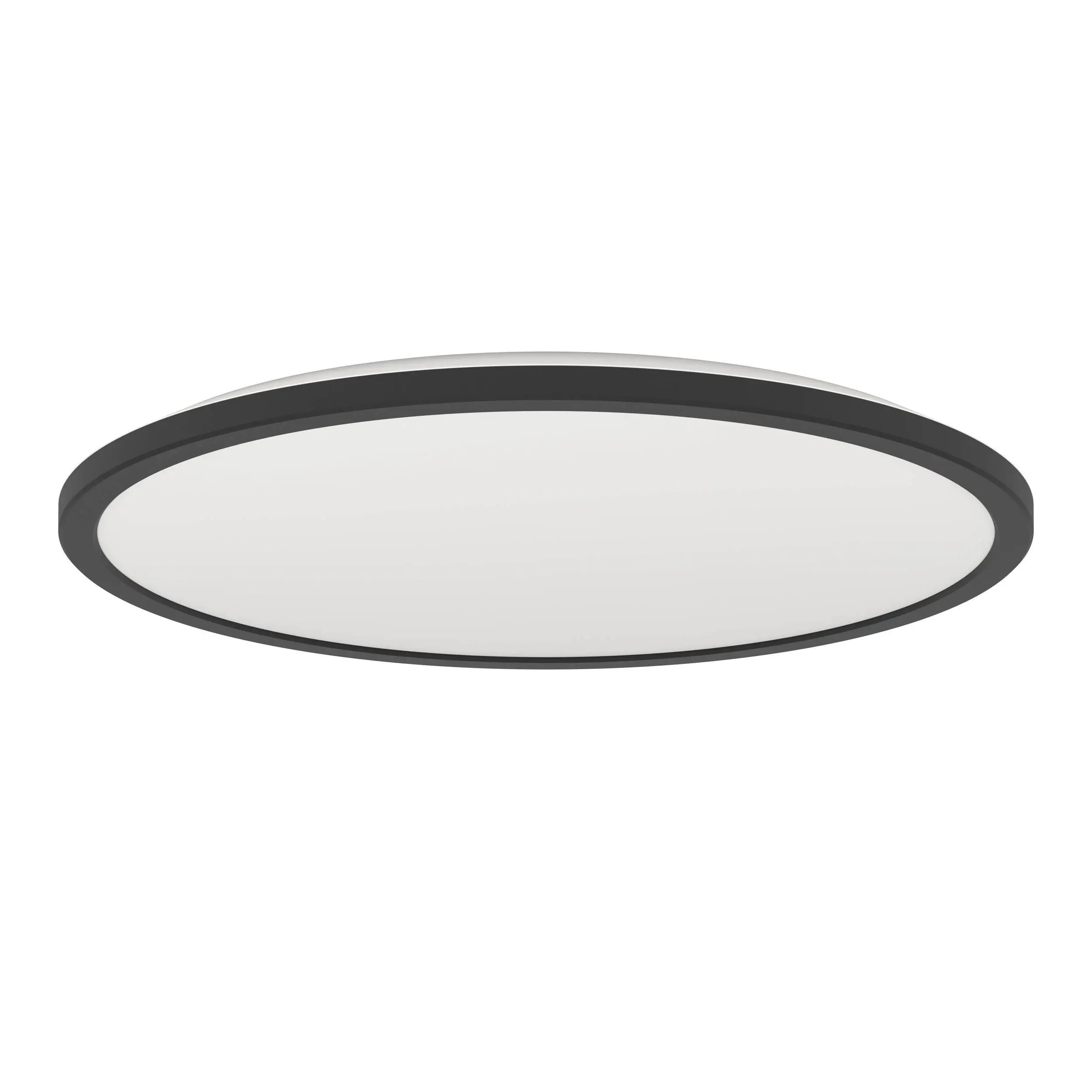 Eglo LED Deckenleuchte Rovito-R schwarz Ø 50 x 3 cm warmweiß-kaltweiß dimmbar