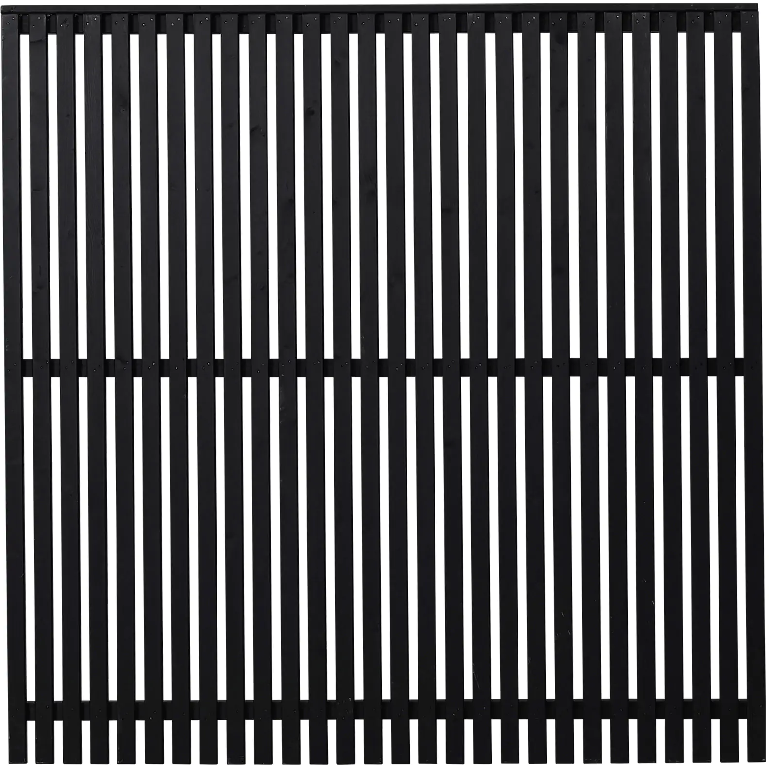 Plus Zaun Sendai 180 x 180 cm RAL 9005 Schwarz