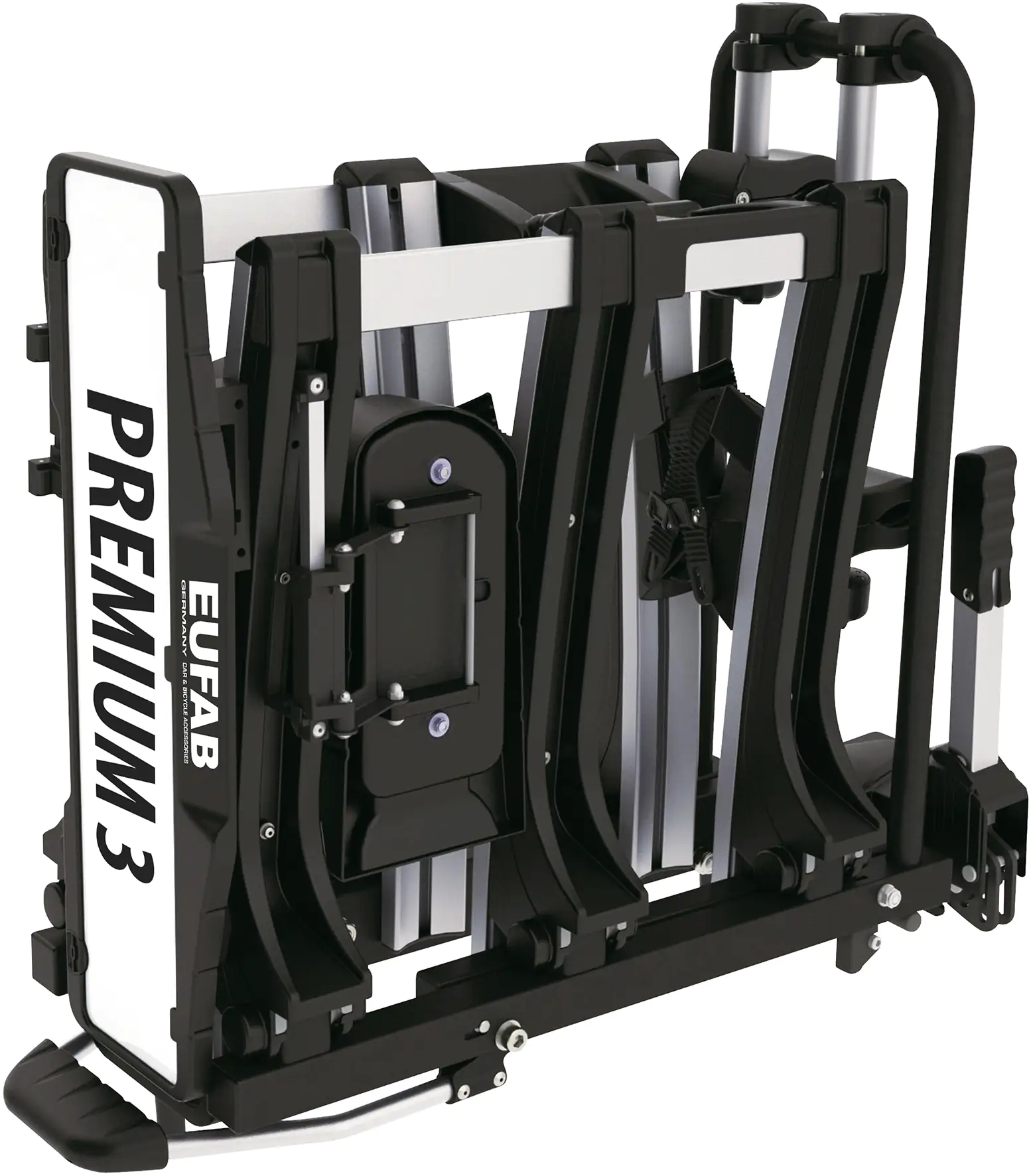 EUFAB Fahrradheckträger Premium III für 3 Fahrräder abklappbar