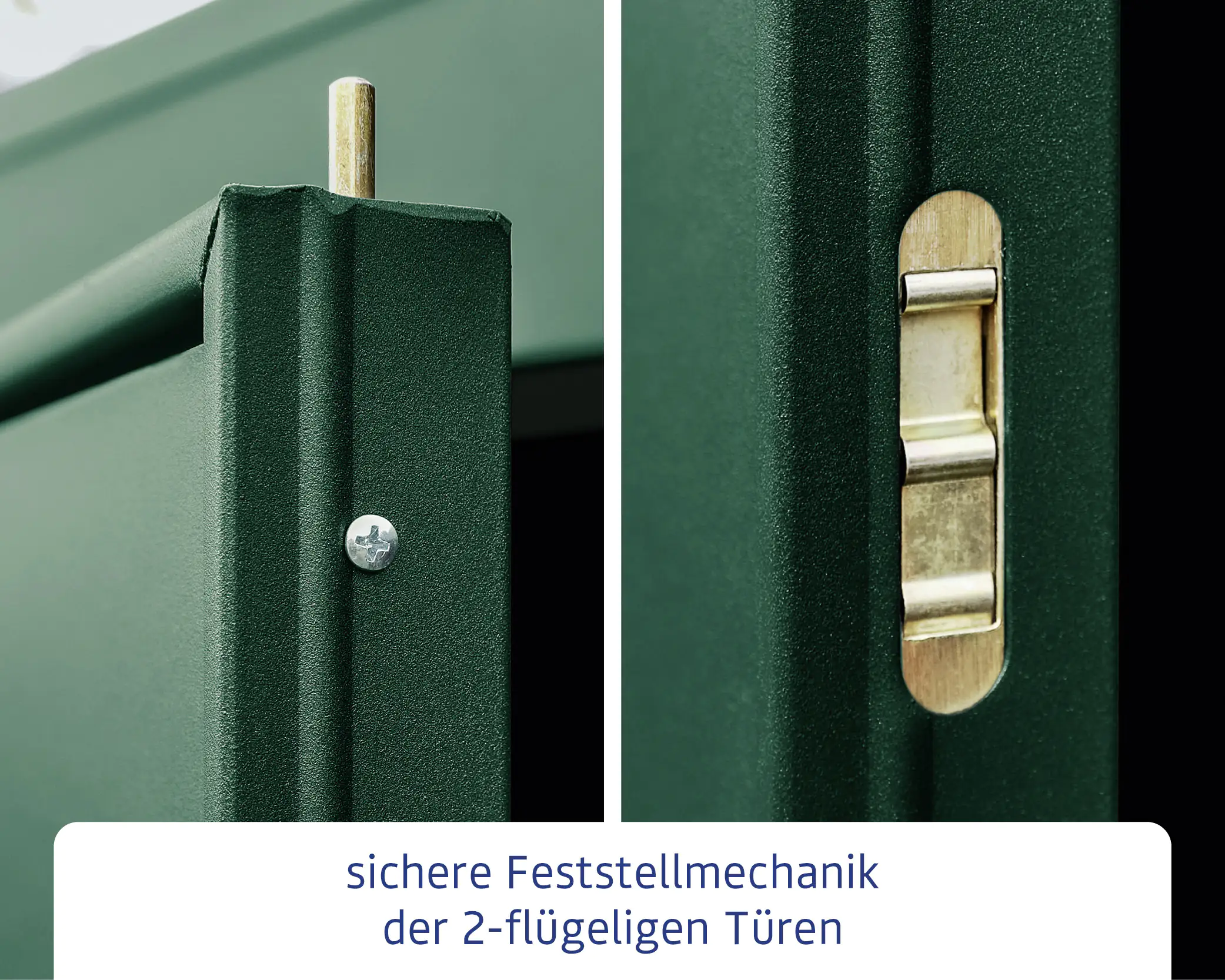 EcoStar Gerätehaus Elegant-S Typ 3 323,6 x 247,7 x 219,4 cm moosgrün