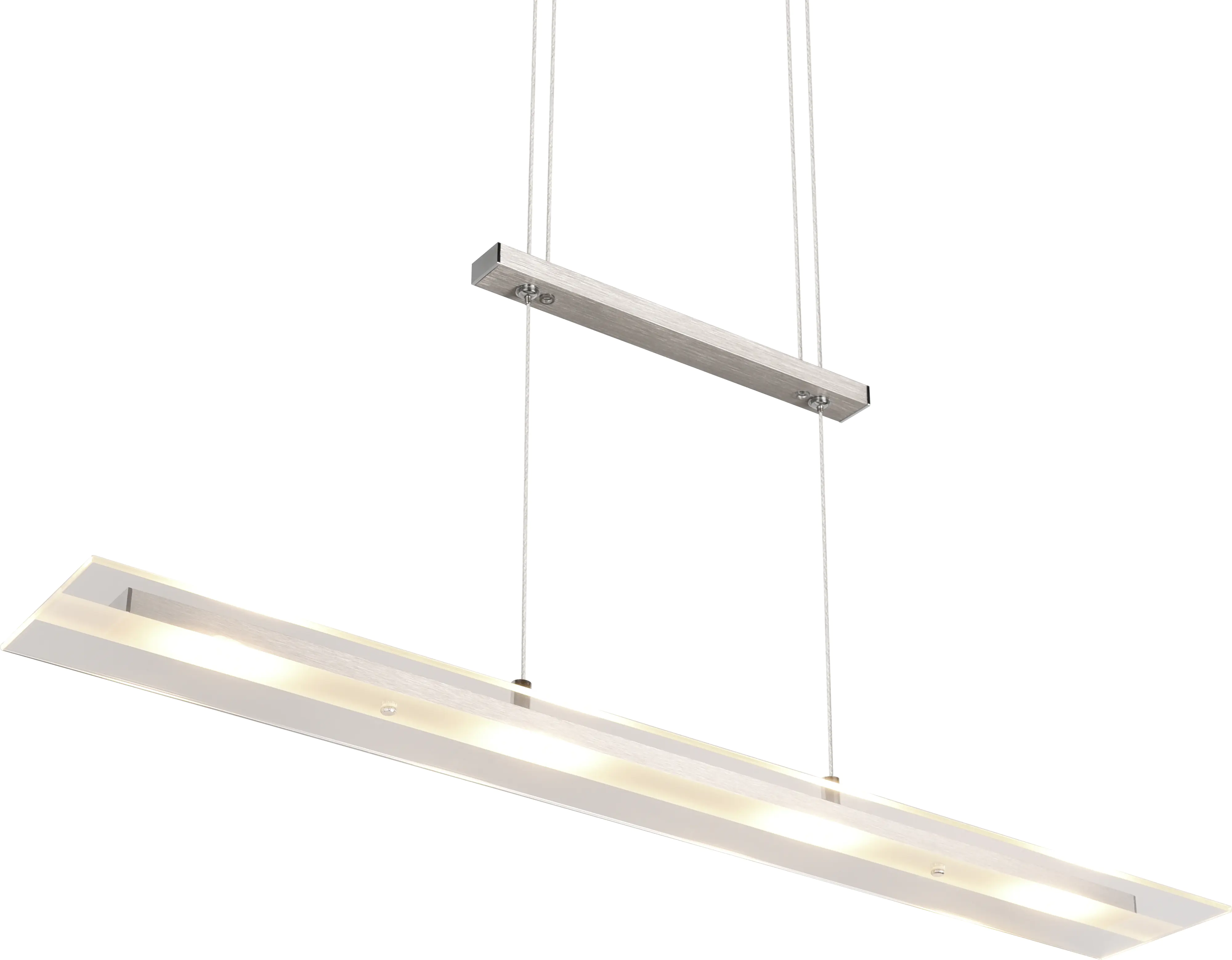 Trio Leuchten LED Pendelleuchte Milos 4x 5W nickel, Metall