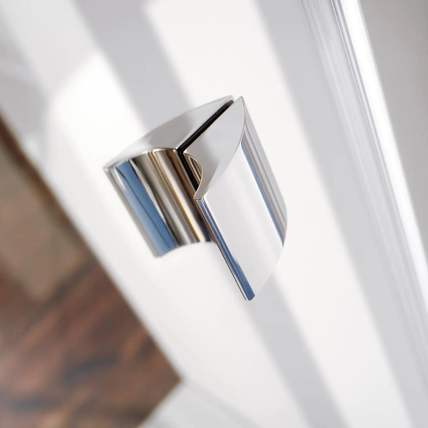 Breuer Espira Runddusche 100x100 4-teilig, Alu chromeffekt, Klarglas hell