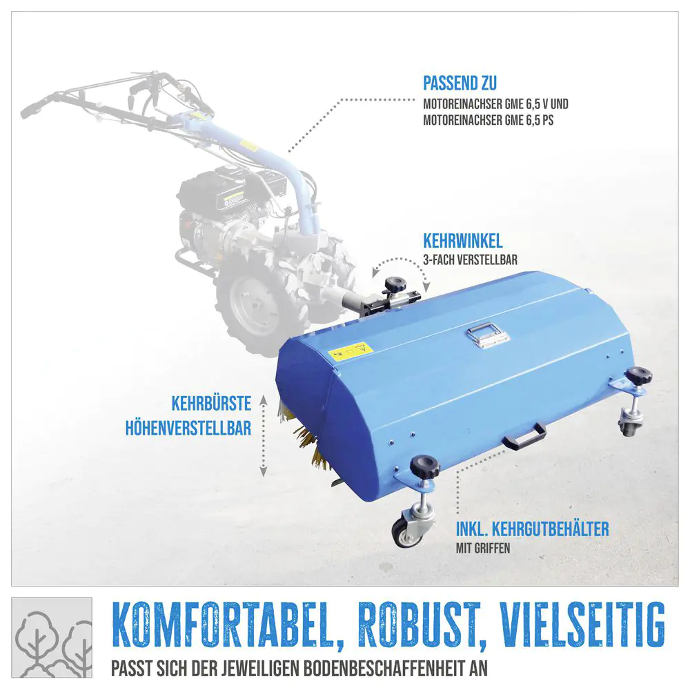 Güde Anbau-Kehrmaschine GKM 900 95 cm Arbeitsbreite