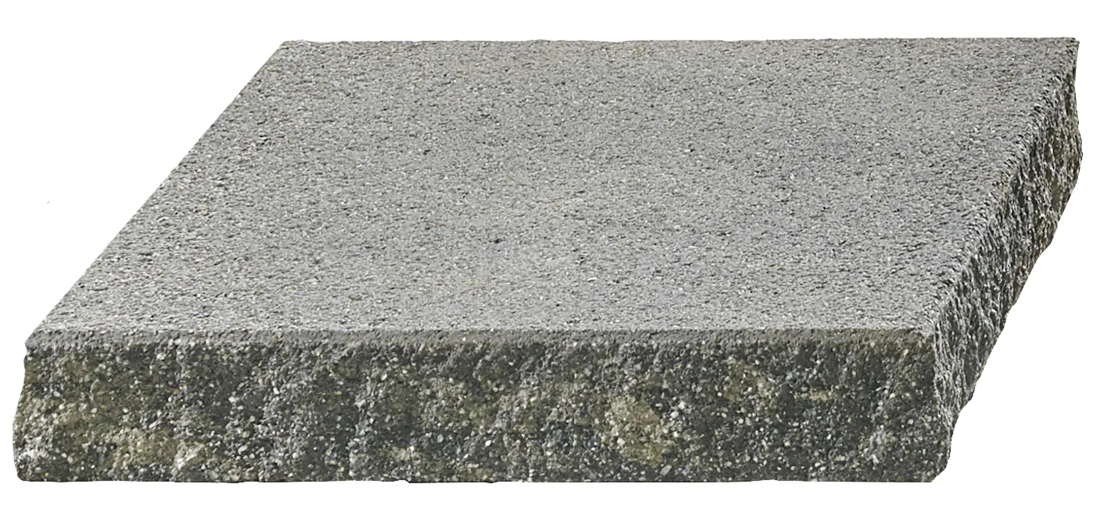 Kann Bruchsteinmauer Pfeilerelement 37,2 x 18,5 x 15 cm grau-nuanciert